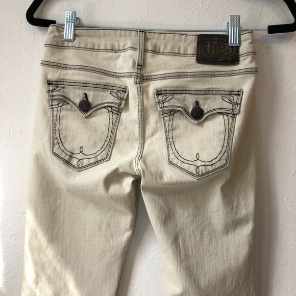 True Religion RARE bell bottom western jeans sz 26 - Picture 8 of 15